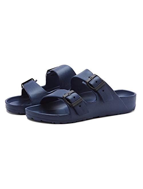 Weestep Essential lightweight double buckle slip-on flat adjustable womens mens sandals