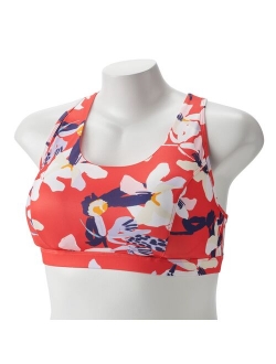 Plus Size Tek Gear Racerback Low-Impact Sports Bra