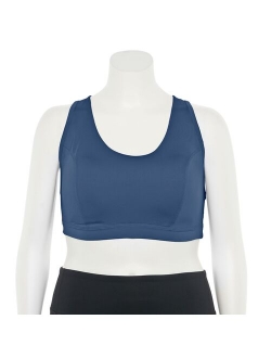 Plus Size Tek Gear Racerback Low-Impact Sports Bra