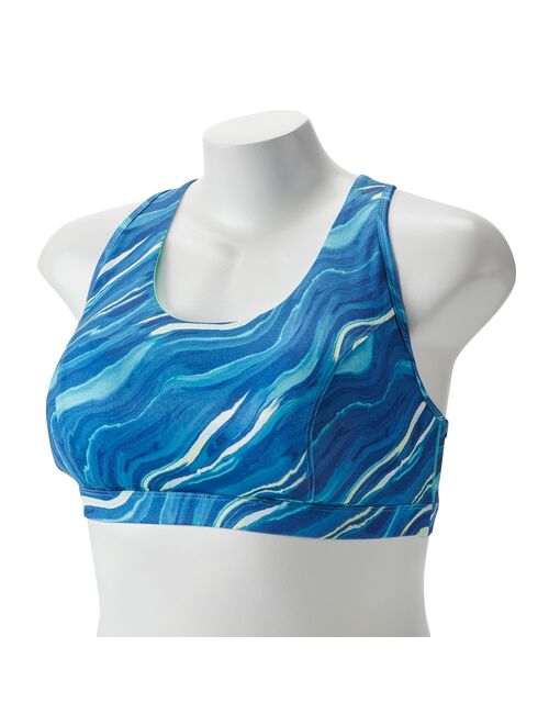 Plus Size Tek Gear Racerback Low-Impact Sports Bra