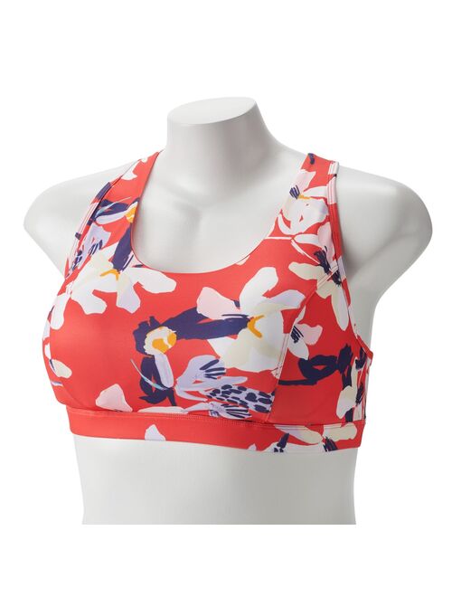 Plus Size Tek Gear Racerback Low-Impact Sports Bra