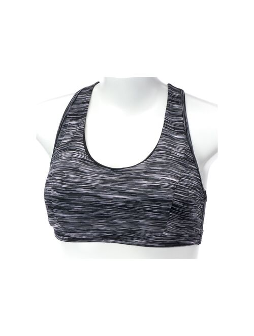 Plus Size Tek Gear Racerback Low-Impact Sports Bra