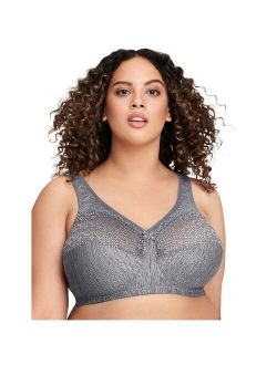 Plus Size Glamorise Full-Figure MagicLift Moisture Control Wire-free Bra 1064