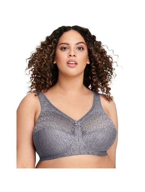 Plus Size Glamorise Full-Figure MagicLift Moisture Control Wire-free Bra 1064