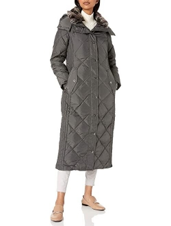 Women's Diamond Down Quilting with Removable Hood