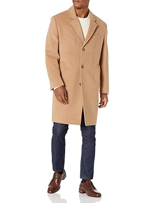 London Fog Men's Signature Wool Blend Top Coat