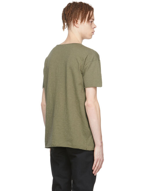 NUDIE JEANS Green Roger T-Shirt