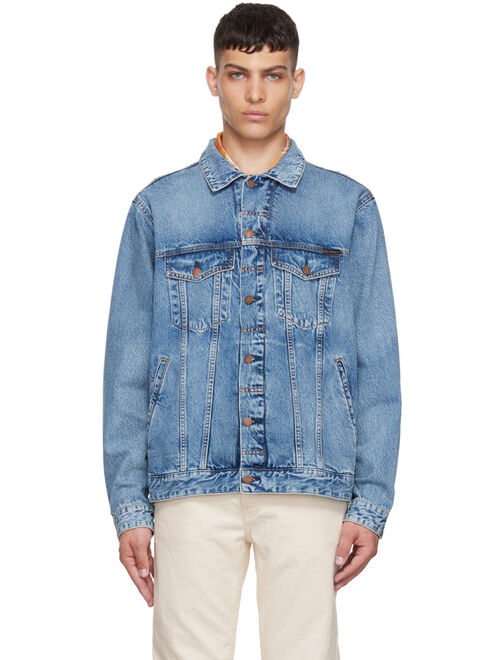 NUDIE JEANS Blue Jerry Denim Jacket