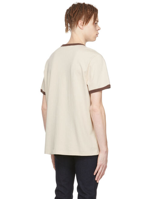 NUDIE JEANS Beige Roy T-Shirt