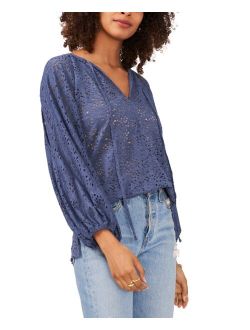 Women's Eyelet Top