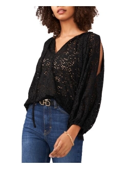 Women's Eyelet Top