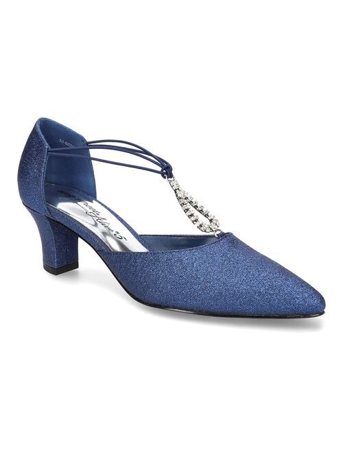 Easy Street Moonlight Women's Rhinestone Evening Pumps