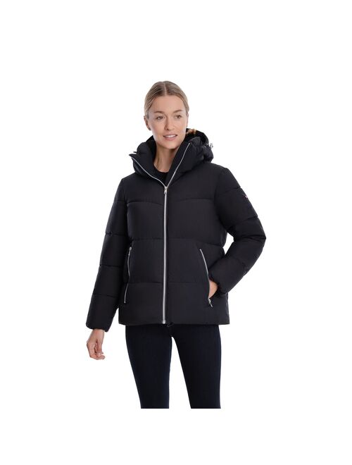 Women's London Fog Short Puffer Jacket