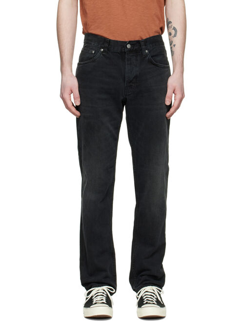 Nudie Jeans Black Steady Eddie II Jeans