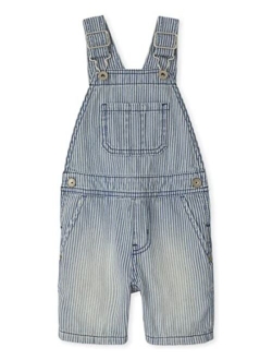 Baby and Toddler Boys Denim Shortalls