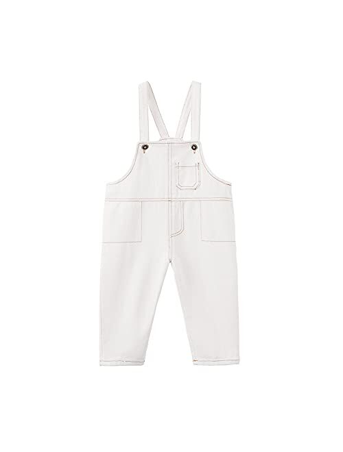 Mud Kingdom Toddler Boys Cute Denim Overalls