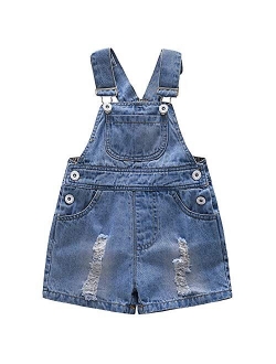 Ding Dong Baby Toddler Kid Boy Girl Denim Shortall