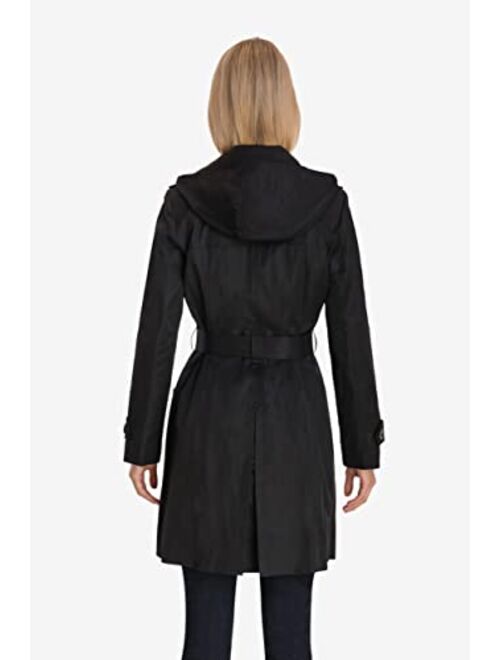 LONDON FOG Women's Double Breasted Trenchcoat