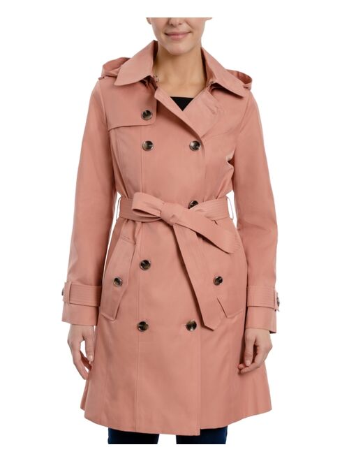 LONDON FOG Women's Double Breasted Trenchcoat