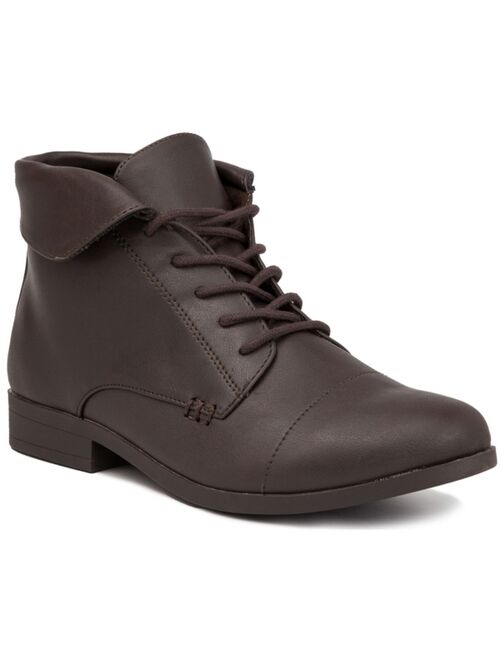 London Fog Women's Clora Lace-Up Bootie