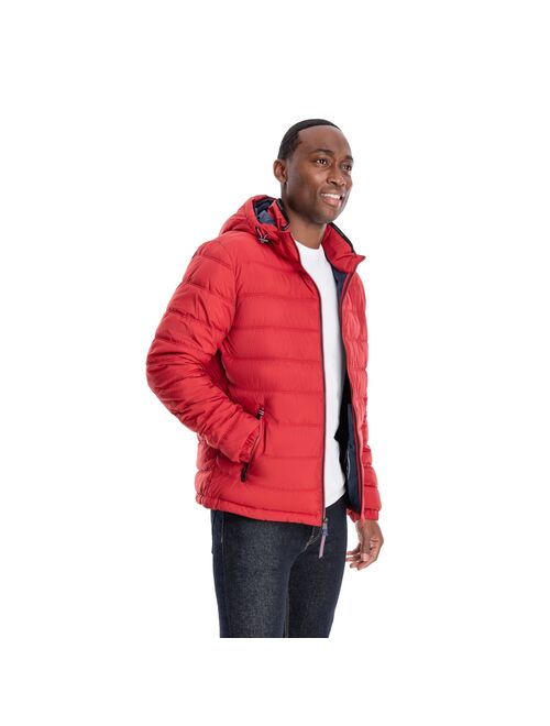 Men's London Fog Hooded Puffer Jacket