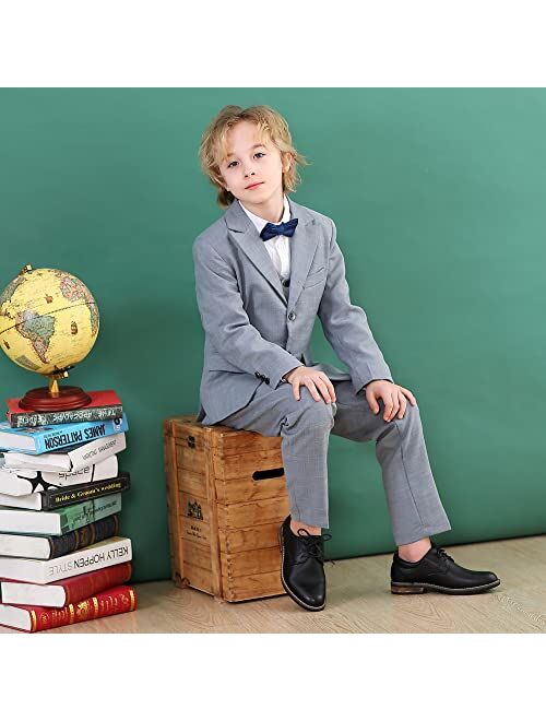 Hawkwell Kids Boys Oxfords Classic Formal Comfort School Dress Shoes (Toddler/Little Kid/Big Kid)