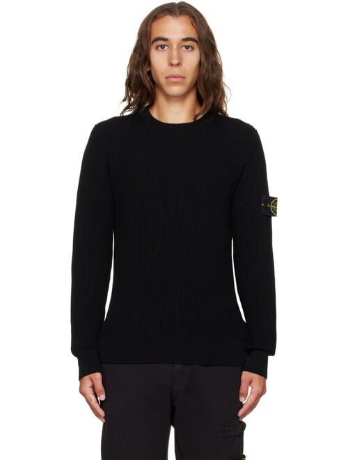 Stone Island Black Rib Sweater