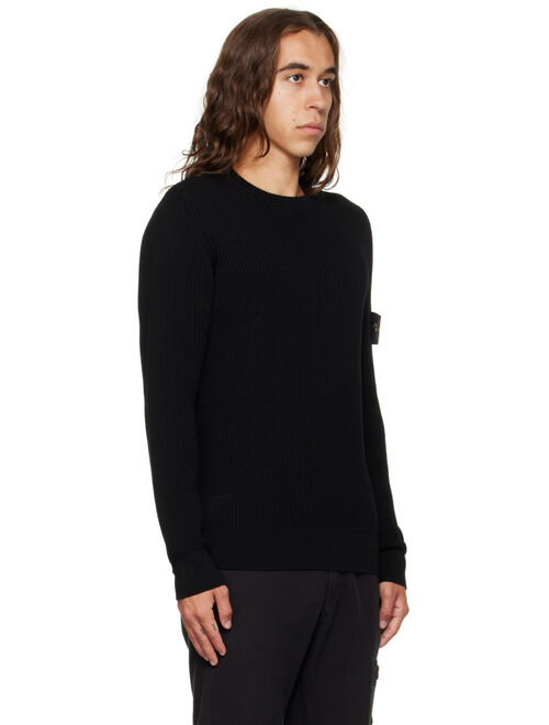 Stone Island Black Rib Sweater