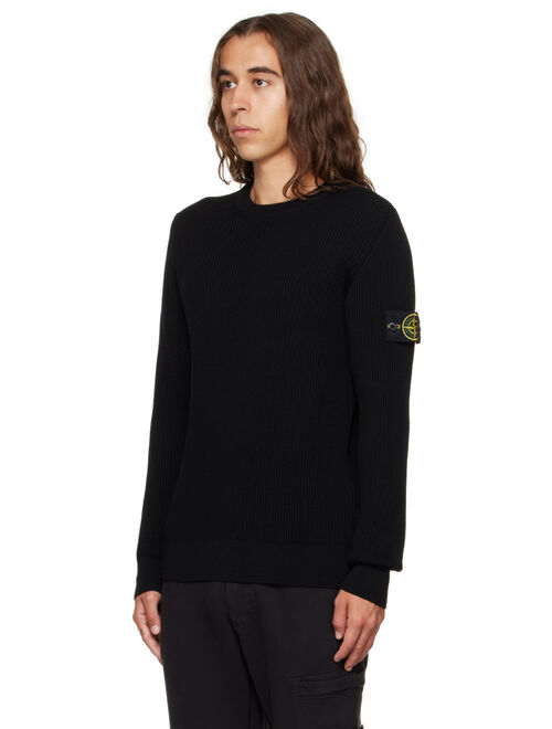 Stone Island Black Rib Sweater