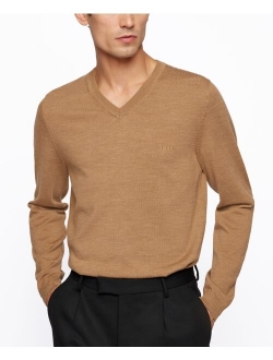 BOSS Men's Regular-Fit V-Neck Sweater