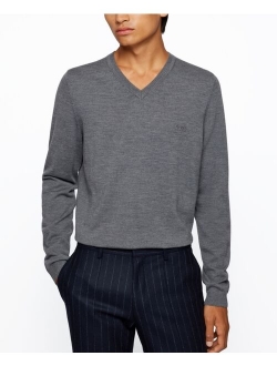 BOSS Men's Regular-Fit V-Neck Sweater