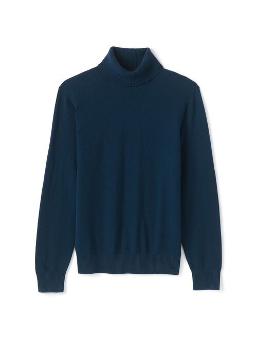 Men's Lands' End Cashmere Turtleneck Sweater