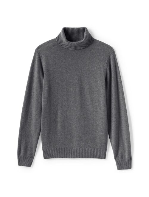 Men's Lands' End Cashmere Turtleneck Sweater