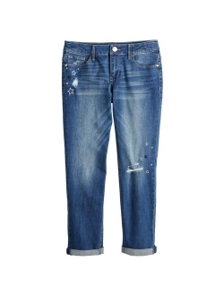 Girls 4-20 SO Favorite Girlfriend Jeans in Regular & Plus Sizes