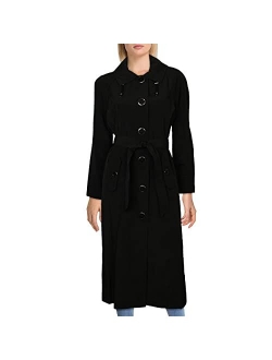 Women's Long Single-Breasted Trench Coat