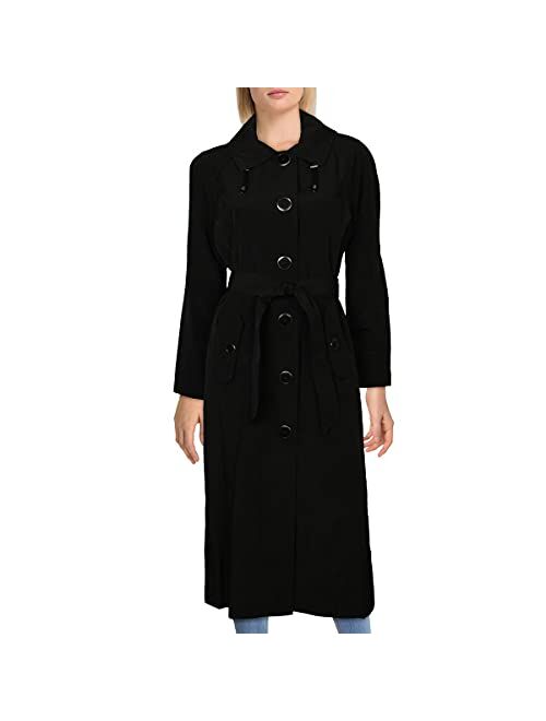 London Fog Women's Long Single-Breasted Trench Coat