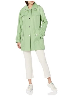 Women's Double Collar Raincoat