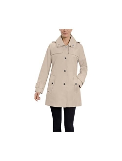 Women's Double Collar Raincoat