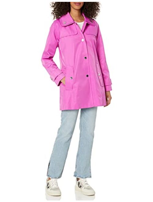 LONDON FOG Women's Double Collar Raincoat