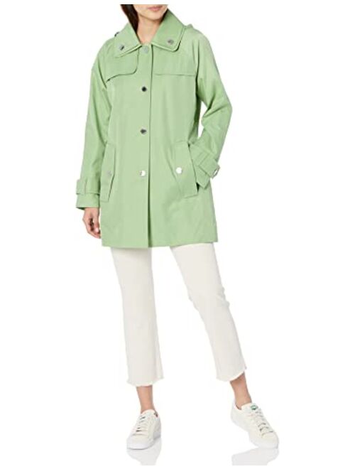 LONDON FOG Women's Double Collar Raincoat