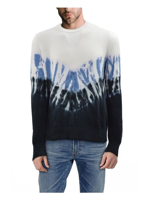 X-Ray Men's Arrow Tie Dye Crew Neck Sweater