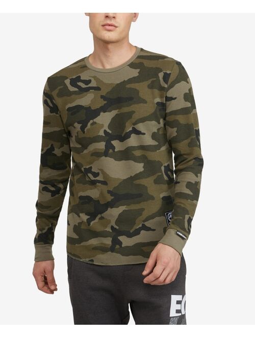 Ecko Unltd Men's All Over Print Stunner Thermal Sweater