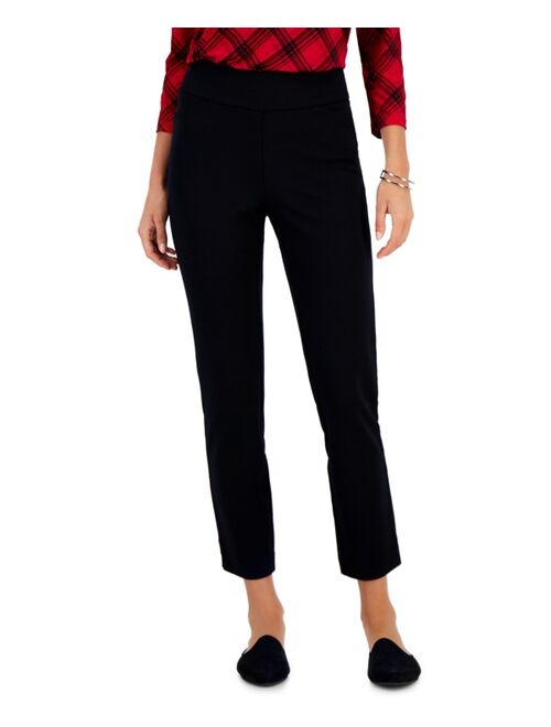 Charter Club Cambridge Petite Tummy-Control Ponte-Knit Pants, Created for Macy's