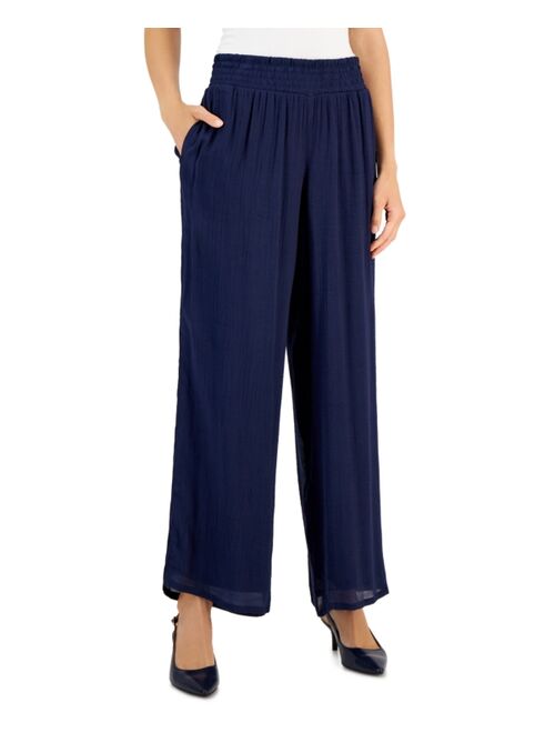 JM Collection Women's Wide-Leg Pull-On Pants, Created for Macy's