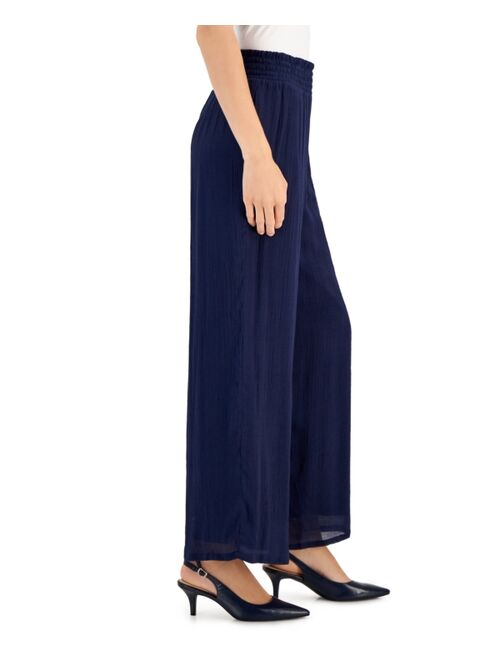 JM Collection Women's Wide-Leg Pull-On Pants, Created for Macy's