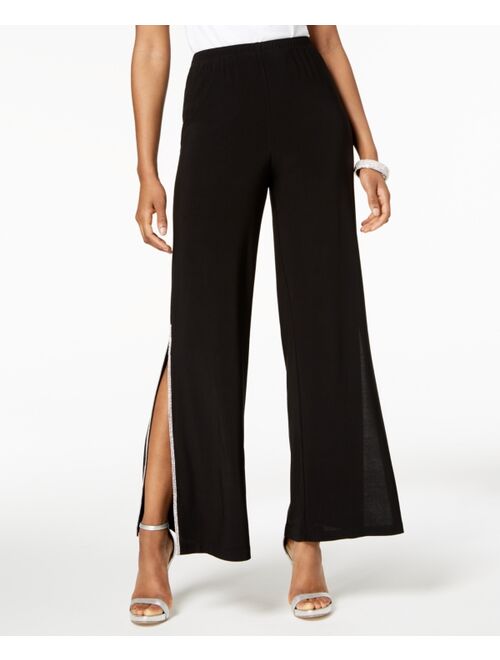 MSK Sequined Wide-Leg Pants, Regular & Petite Sizes