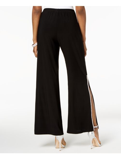 MSK Sequined Wide-Leg Pants, Regular & Petite Sizes