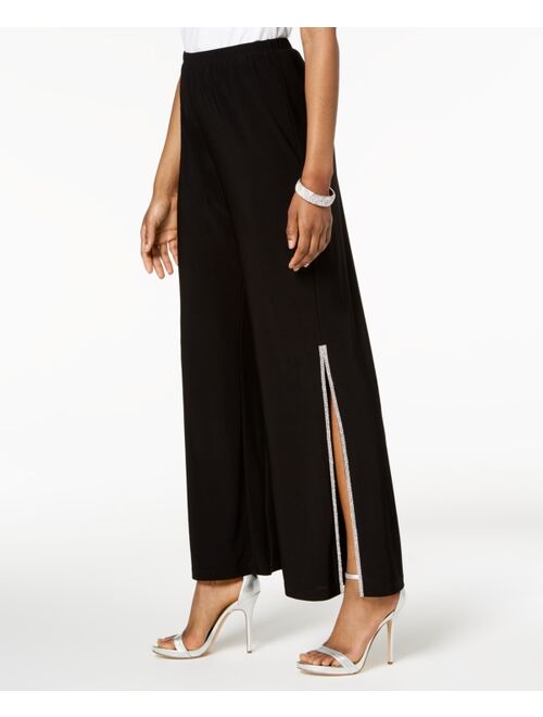 MSK Sequined Wide-Leg Pants, Regular & Petite Sizes