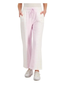 Style & Co Tie-Dye Wide-Leg Sweatpants, Created for Macy's