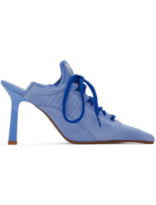 ANCUTA SARCA SSENSE Exclusive Blue Olympia Trainer Heels